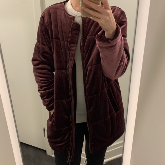 Who What Wear Velvet Jacket - Picture 3 of 11